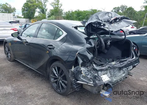 2021 Lexus Is 350 F Sport из США, поврежденный, VIN JTHGZ1E29M5021537